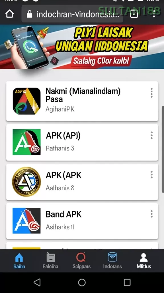 Cuplikan layar LAGU777 — halaman utama